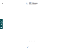 Tablet Screenshot of cciwireless.ca